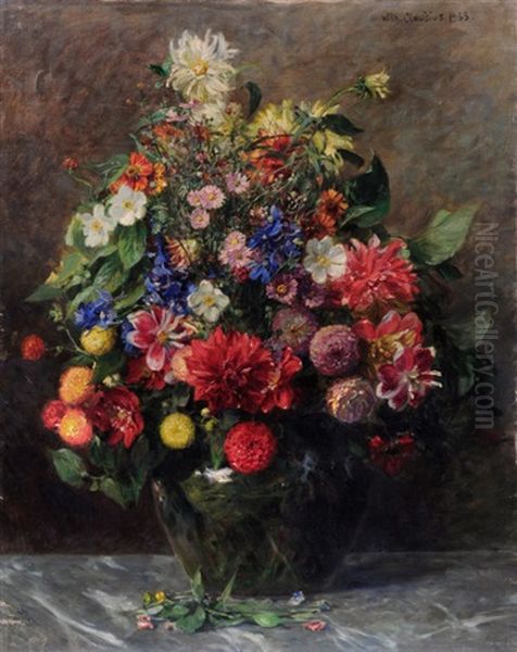 Blumenstuck Oil Painting by Wilhelm Ludwig Heinrich Claudius