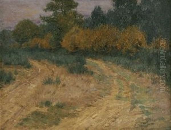 Herbstmorgen Oil Painting by Wilhelm Ludwig Heinrich Claudius