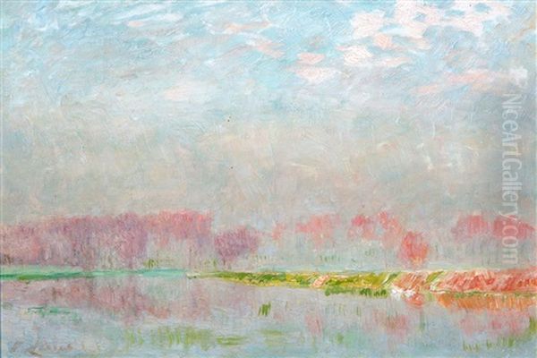 L'aurore Oil Painting by Emile Claus