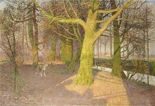 Soleil D'hiver, Apres Midi Oil Painting by Emile Claus