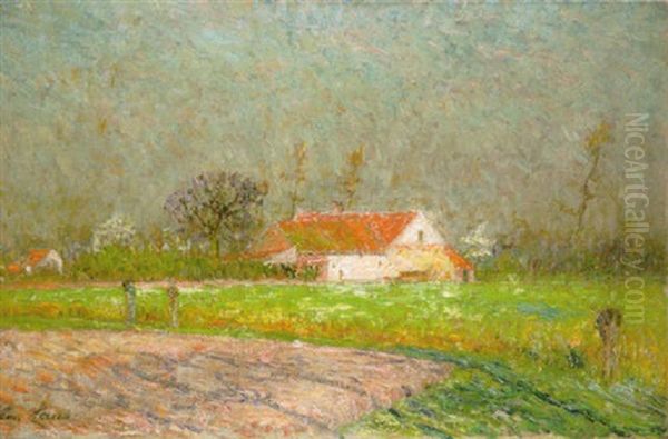 Lente Oil Painting by Emile Claus