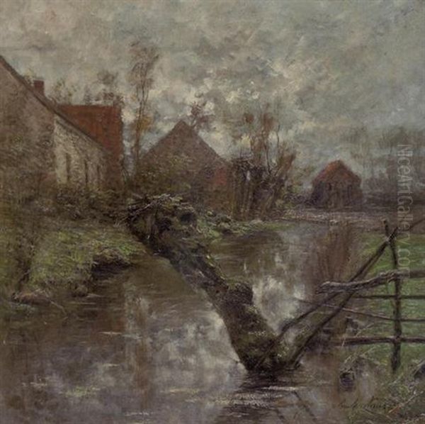 Flandres Oil Painting by Emile Claus