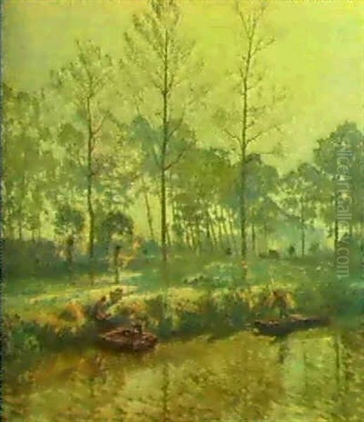 Octobre En Flandre Oil Painting by Emile Claus