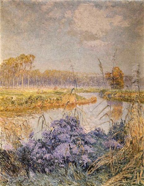 La Lys Oil Painting by Emile Claus