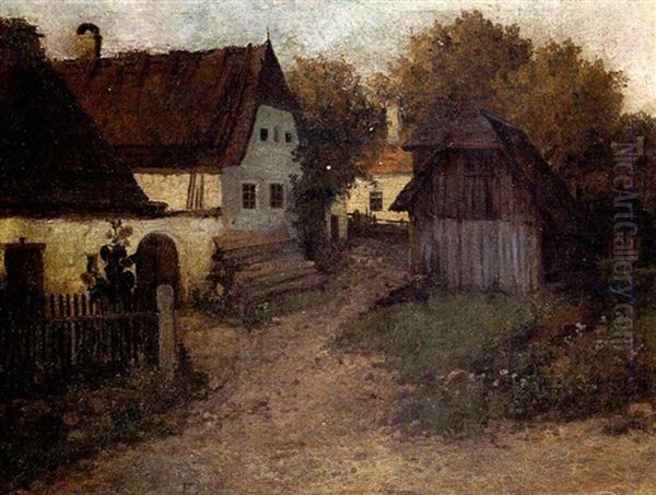 Le Village Oil Painting by Emile Claus