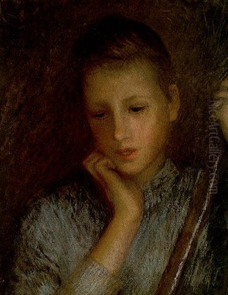 Cinderella Oil Painting by Sir George Clausen