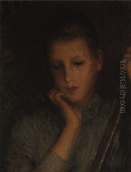 Cinderella Oil Painting by Sir George Clausen