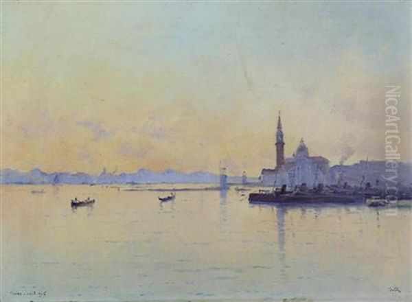 Venise Oil Painting by Marie Joseph Leon Clavel