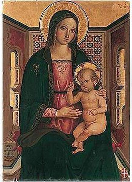 The Madonna And Child Oil Painting by Andrea Da Assisi