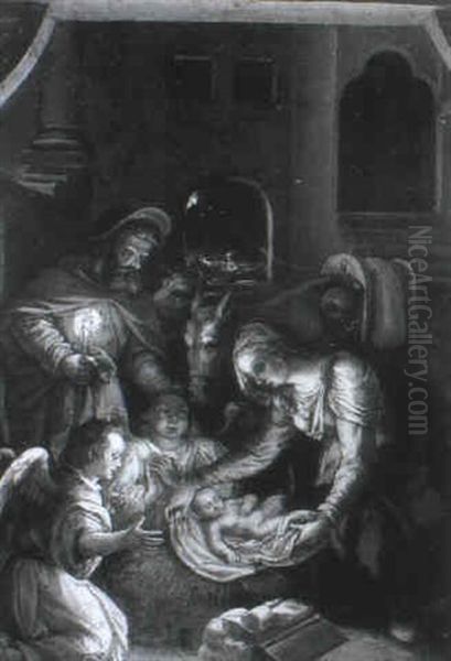 The Nativity Oil Painting by Hendrick De Clerck