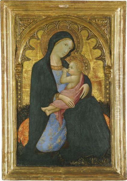 The Madonna Of Humility Oil Painting by Andrea Di Bartolo