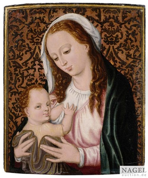 Madonna Mit Dem Christusknaben Oil Painting by Joos Van Cleve