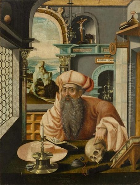 Hieronymus Im Gehause Oil Painting by Joos Van Cleve