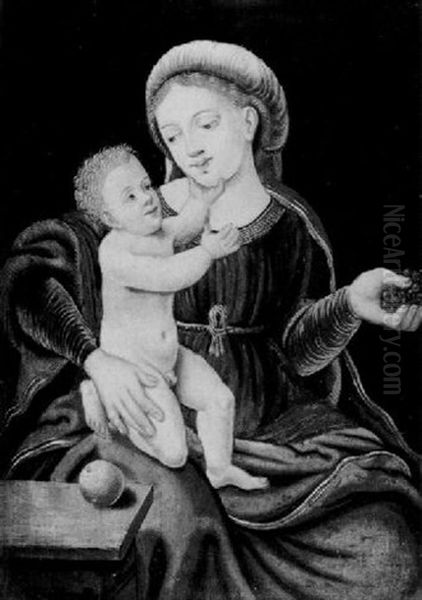 Madonna Mit Kind Oil Painting by Joos Van Cleve