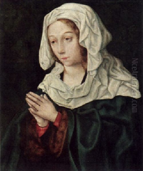 Betende Maria Oil Painting by Joos Van Cleve