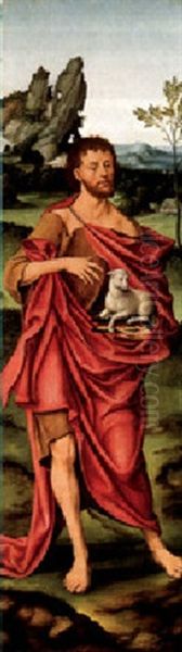 Saint John The Baptist Oil Painting by Joos Van Cleve