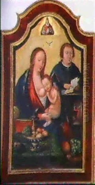 Madonnan Med Jesusbarnet Oil Painting by Joos Van Cleve