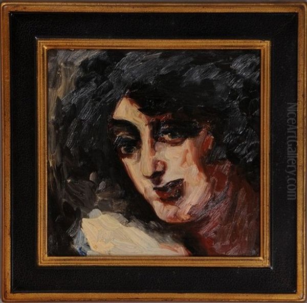 Vamp No.51, The Muse Oil Painting by Merton Clivette