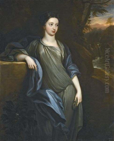 Portrait Of A Lady Oil Painting by John Closterman