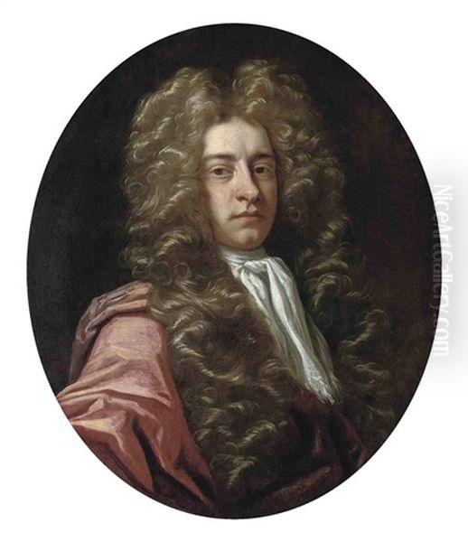 Portrait Of Edward Radclyffe 2nd Earl Of Derwentwater Oil Painting by John Baptist Closterman