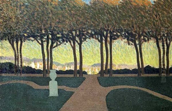 Le Parc Oil Painting by Albert Clouard