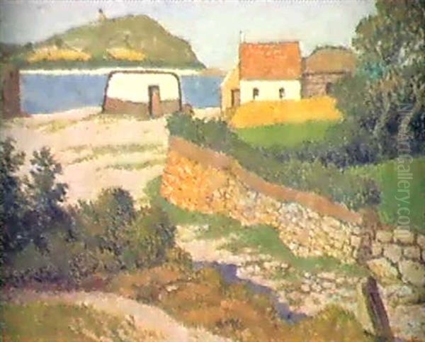 Le Muret Oil Painting by Albert Clouard