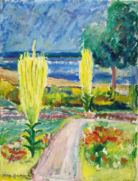 Fran Tradgarden, Sjovik Oil Painting by Folke Andreasson