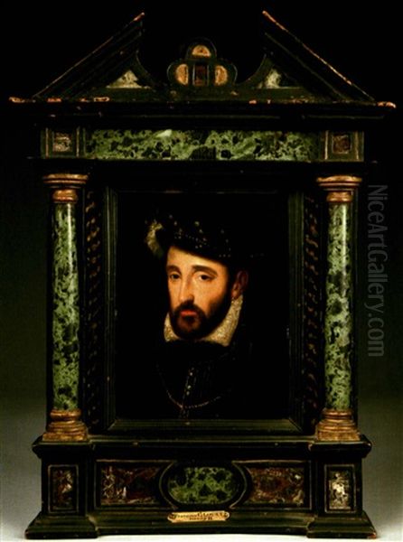 Portrait De Henri Ii Oil Painting by Francois Clouet