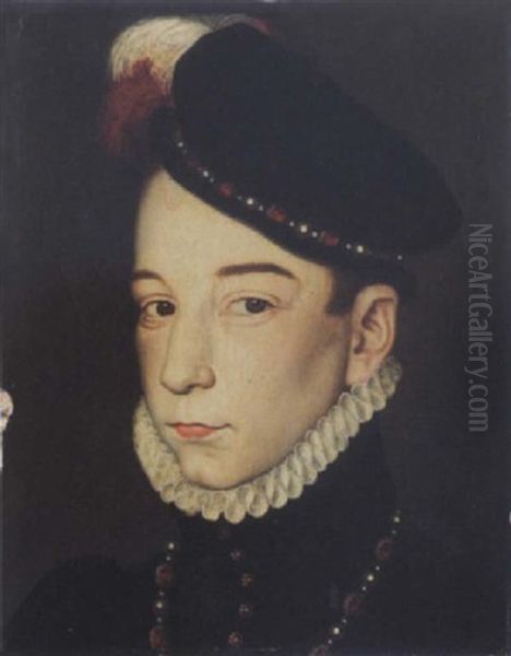 Portrait (henri Iii Enfant?) Oil Painting by Francois Clouet