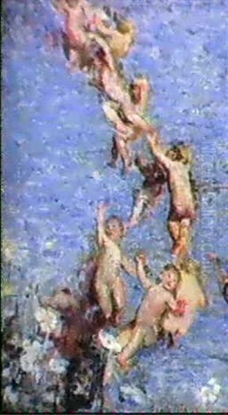 Waterbabies: A Phantasy Oil Painting by George James Coates