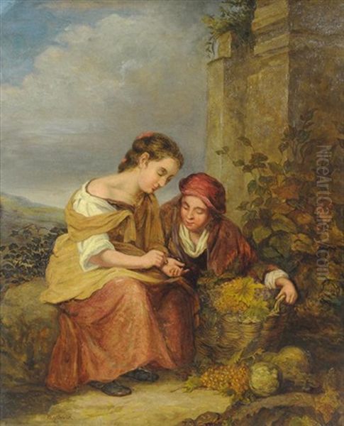 Untitled Oil Painting by Edward John Cobbett