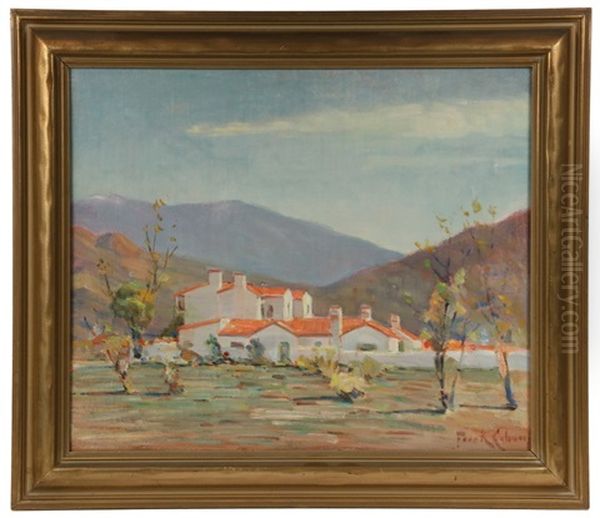 Mount Santa Rosa Ranch Oil Painting by Frank Coburn