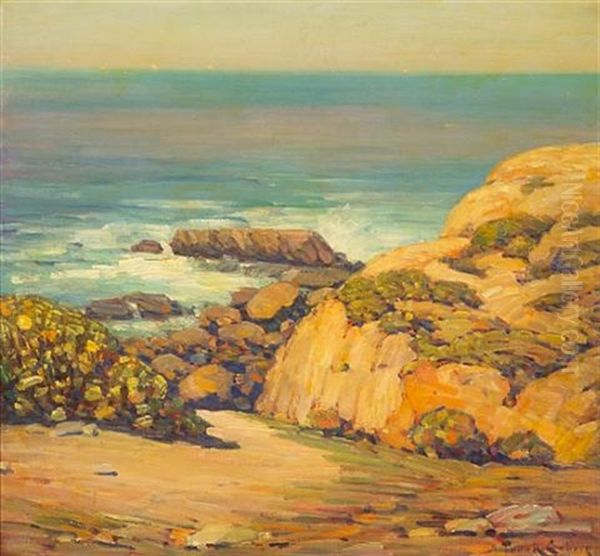 Coolidge Point, Laguna Beach Oil Painting by Frank Coburn