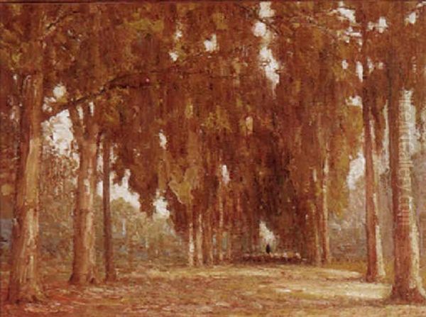 The Avenue Oil Painting by Frank Coburn