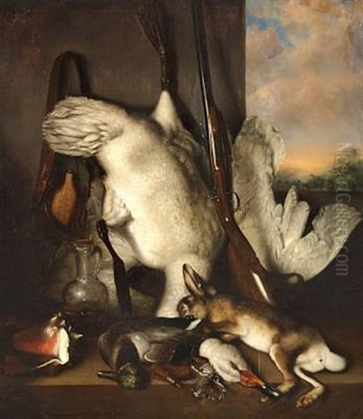 Still Life With Game Oil Painting by Cornelis de Cock