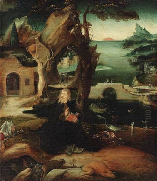 The Temptation Of Saint Anthony Oil Painting by Jan Wellens de Cock