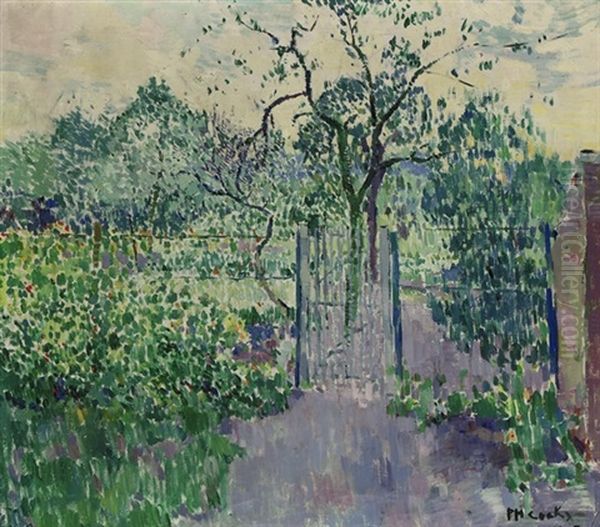 Le Jardin: The Garden Oil Painting by Philibert Cockx