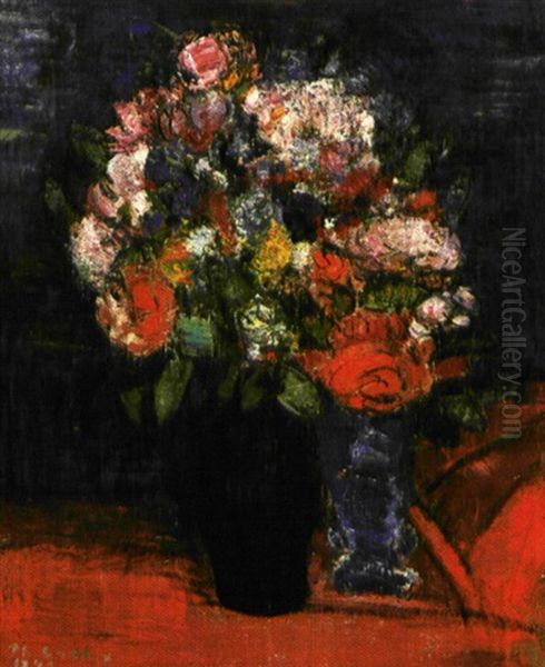 Bloemen - Fleurs Oil Painting by Philibert Cockx