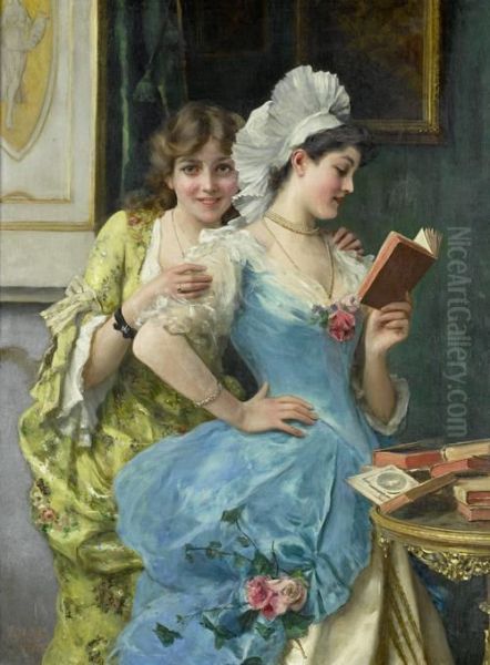 The Sisters Oil Painting by Federico Andreotti