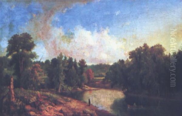 On The Pond Oil Painting by Charles Codman