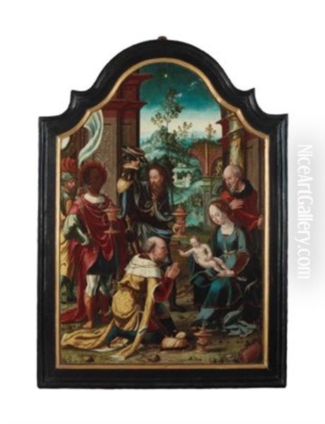 L'adoration Des Mages Oil Painting by Pieter Coecke van Aelst the Elder