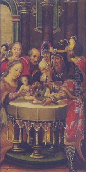 The Circumcision Oil Painting by Pieter Coecke van Aelst the Elder