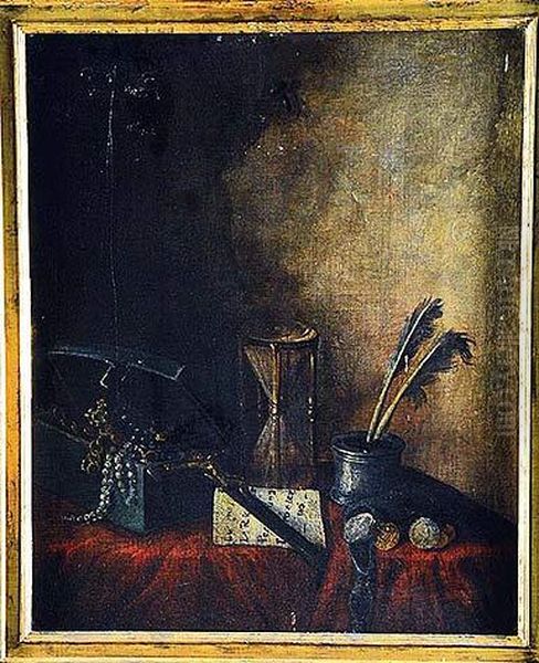 Vanitas Oil Painting by Andres De Medina