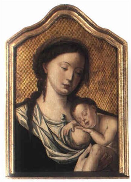 Madonna And Child Oil Painting by Pieter Coecke van Aelst the Elder