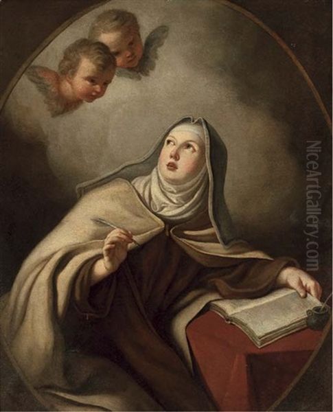 Saint Teresa Oil Painting by Claudio Coello