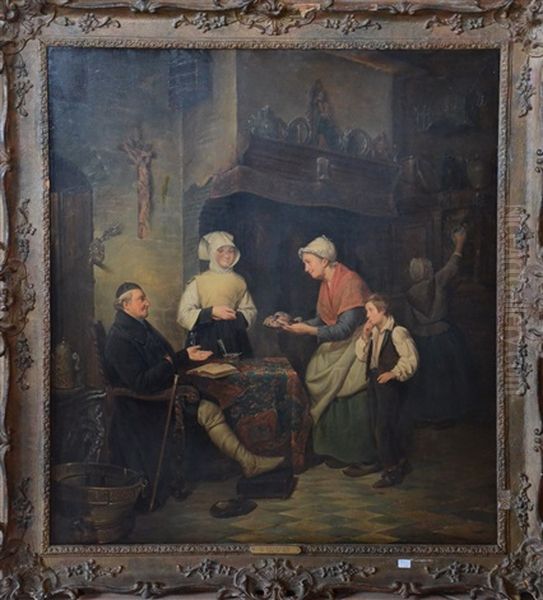 Tableau Romantique Oil Painting by Jean Henri de Coene