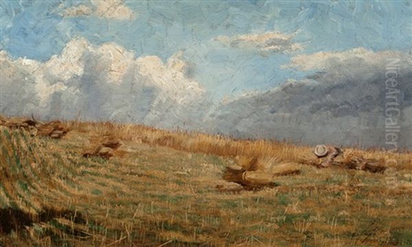 Open Meadow, 1883 Oil Painting by William Anderson Coffin