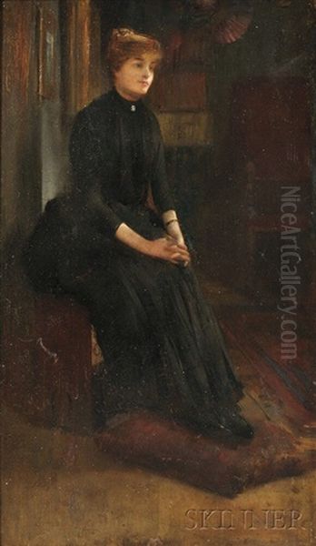 Quiet Contemplation Oil Painting by William Anderson Coffin