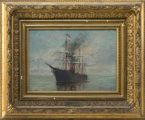 The Merchantman Oil Painting by William Henry Coffin