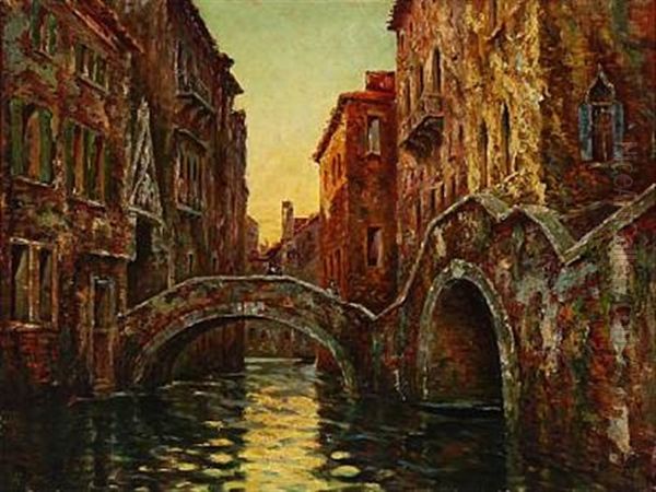 Ponte Del Paradiso Oil Painting by Marcel Cogniet